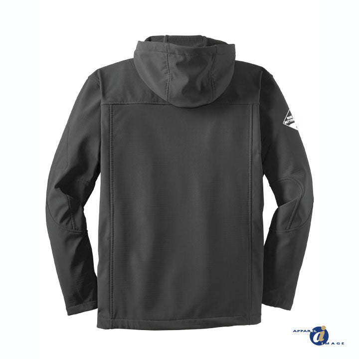 Textured Hooded Soft Shell Jacket