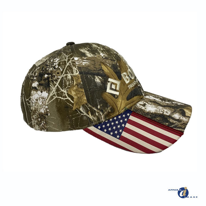 US Flag Camo Hat